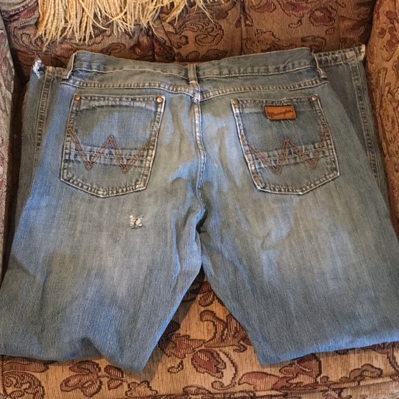 Mens Wrangler Bootcut Jeans - Picture 2 of 8